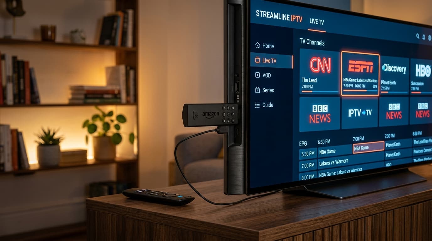 How to Setup IPTV on Amazon Firestick in USA (Step-by-Step TiviMate & Smarters Guide)