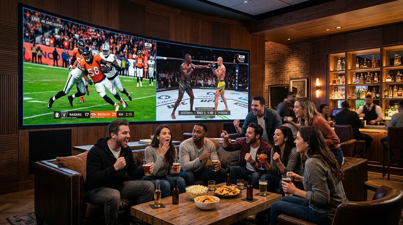 How to Watch Live US Sports (NFL, NBA, EPL, UFC PPV) in 4K with Zero Buffering